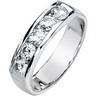 Created Moissanite Gents Band 4mm 1.25 CTW Ref 126723