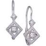 Diamond Lever Back Earrings .13 CTW Ref 541680