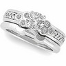 Hand Woven Diamond Engagement Ring .13 CTW Ref 479872
