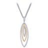 Two Tone Diamond Fashion Necklace .75 CTW Ref 838813