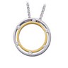 Two Tone Diamond Fashion Necklace .2 CTW Ref 651695