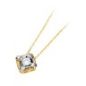 Two Tone Pendant Slide on 18 inch Rope Chain 3.5mm .17 Carat Ref 252050