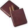 7 Cigar Pocket Humidor in Lizard Grain Genuine Leather | SKU: 65-1010