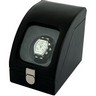 Tritan Eilux Black Leather Single Watch Winder | 5 x 7-1/2 x 6-5/8 | SKU: 65-1104