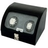 Tritan Eilux Black Leather Double Watch Winder | SKU: 65-1105