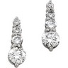 Journey Diamond Earrings 1 CTW Ref 844214