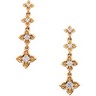 Journey Diamond Earrings .75 CTW Ref 644656