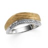 Two Tone Bridal Anniversary Band 18K Yellow Gold .1 CTW Ref 207019
