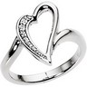 Diamond Heart Ring | .04 carat TW | SKU: 65540