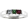 Birthstone Mothers Ring May hold up to 5 gemstones Ref 710895