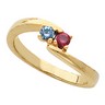 Birthstone Mothers Ring May hold up to 5 round 3mm gemstones Ref 451837