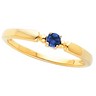 Mothers Stackable Ring May hold up to 3 round 3mm gemstones Ref 171878