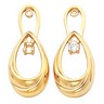 Diamond Earring Jackets 25 x 11.5mm .18 CTW Ref 473378