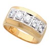 Mens 5 Stone Diamond Ring 1.25 CTW Ref 557798