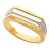 Two Tone Mens Band 6.5mm Ref 577262