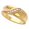 Mens 5 Stone Diamond Ring .1 CTW Ref 593709