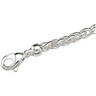 6mm Sterling Silver Solid Wheat Chain Ref 107327