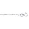 Brillantina Flat Link Cable Chain with Spring Ring | 1 mm | SKU: CH768