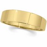 Flat Tapered Wedding Band Finger Size 8 Ref 371194