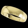 Half Round Tapered Wedding Band