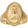 Sacred Heart Ring Top 17.5mm Wide Ref 399901