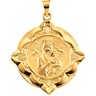 Our Lady of Perpetual Help Medal 31 x 31mm Hollow Back Ref 224781