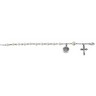 First Holy Communion with Pearls Rosary Bracelet Length: 7.5 in. Ref 549321