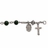 Dark China Jade Rosary Bracelet Length: 7.5 in. Ref 123499