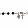 Black Onyx Rosary Bracelet Length: 7.5 in. Ref 438256