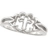 Cross Chastity Ring for Ladies 14K Gold; 9mm Ref 148567