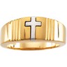 Two Tone Cross Ring Ref 953532