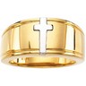 Two Tone Cross Duo Band 9 to 10mm Width Ref 331755