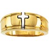 Wedding Ring for Ladies 8.0 Width; 4.33 DWT 8*; Two Tone Ref 234081