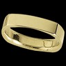 Square Comfort Fit Wedding Band Size 6.5 Ref 489750
