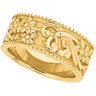 8.75mm Flower Design Band Ref 494950