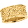 10.25mm Leaf and Berry Design Wedding Band Ref 160516