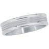 6mm Titanium Comfort Fit Band Ref 918590