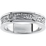 5mm Relief Pattern Wedding Band Ref 172480