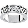 6.25mm Star of David Wedding Band Ref 448427