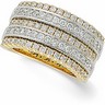 Two Tone Bridal Anniversary Band 1.5 CTW Ref 471020