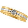 Two Tone Diamond Duo Band .05 CTW Ref 703717