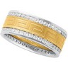 Two Tone Diamond Anniversary Band 1.25 CTW Ref 343572