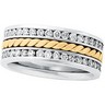 8mm Handwoven Comfort Fit Diamond Eternity Band 1.5 CTW Ref 527992