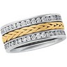 8mm Handwoven Comfort Fit Diamond Eternity Band 1.5 CTW Ref 475640