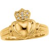 Diamond Claddagh Ring .04 CTW Ref 504138