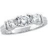 Three Stone Diamond Anniversary Band 1.17 CTW Ref 559264