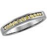 Yellow Diamond Anniversary Band .25 CTW Ref 227307