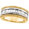 Two Tone Bridal Anniversary Band 1 CTW Ref 404048