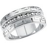 Greek Key Design Diamond Anniversary Band .2 CTW Ref 580010