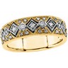 Two Tone Bridal Anniversary Band .25 CTW Ref 479430